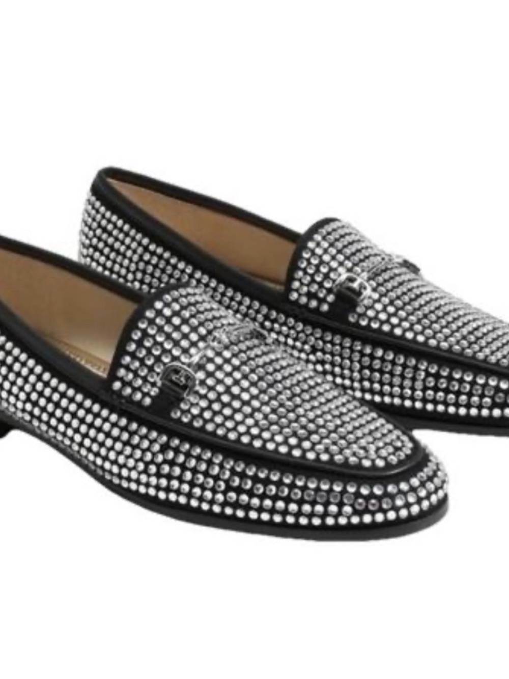 Sam Edelman Black Crystal-Embellished women  Loafers - Picture 7 of 7